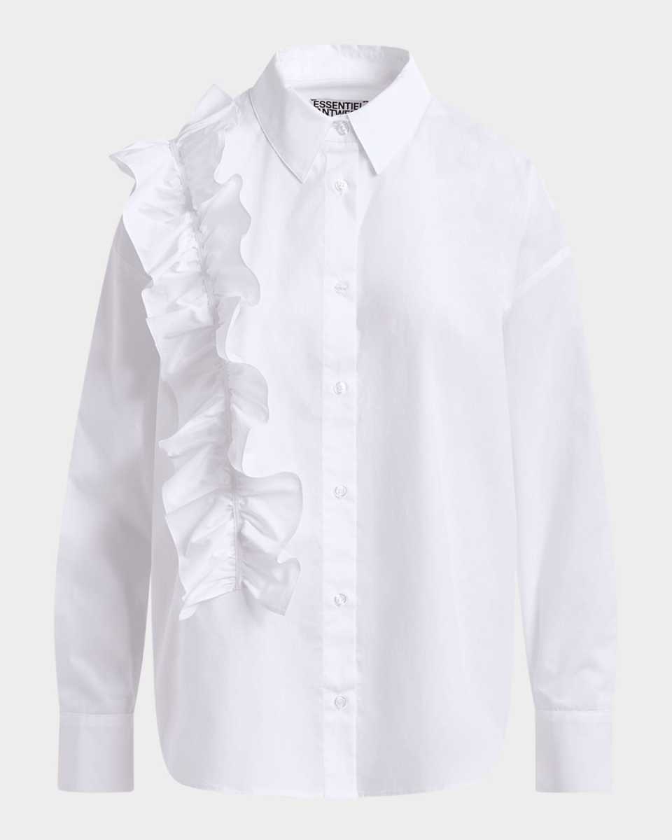 Ibody Frill Button-Front Shirt